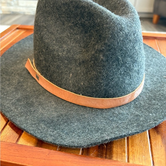 BILLABONG 100% Wool Felt Fedora Hat Gray - Picture 1 of 6